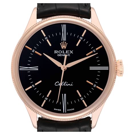 rolex cellini prince everose gold replica|rolex cellini black.